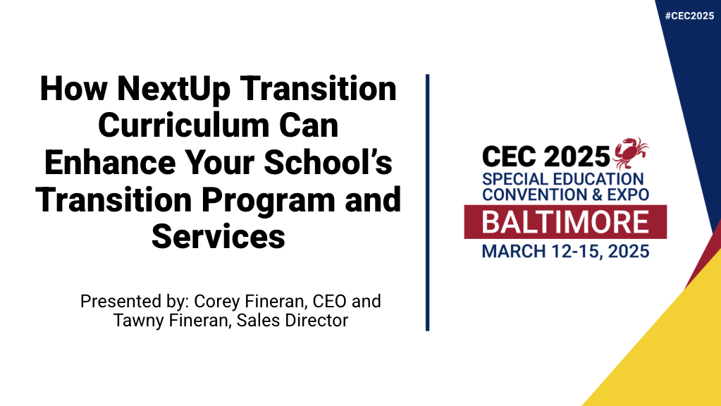 Presentation Powerpoint thumbnail - How NextUp Transition Curriculum Can Enhance Your District's Transition Program and Services